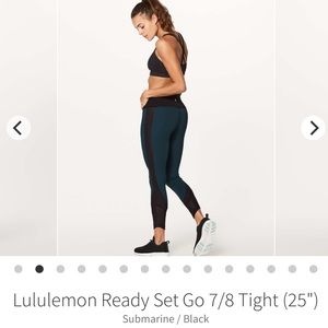 Lululemon Ready Set Go 7/8 Tight Size 10